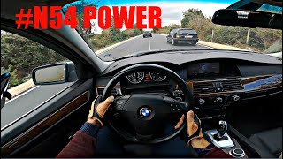 Just Drive  BMW 535xi e61 N54 JB4 370hp  Extra Urban POV  No Talking [upl. by Yenar]