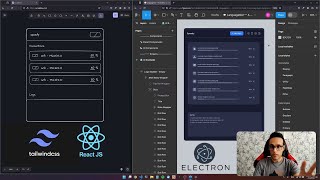 Creating a desktop app using Electron  React  Tailwindcss [upl. by Niwde]