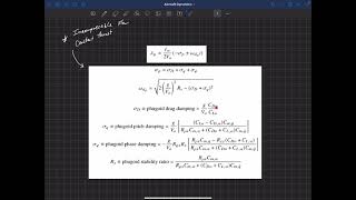 Aircraft Dynamics  Longitudinal Dynamics  Phugoid Approximation [upl. by Klotz]