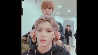 ENG SUB 181205 Doyoung is Taeyongs hair stylist [upl. by Kehr]