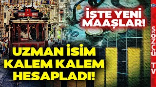 2025 Zamlı Maaş Hesabını Enflasyona Göre Uzman İsim Kalem Kalem Hesapladı İşte Yeni Maaşlar [upl. by Nylrem]