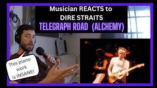 Musician REACTS to DIRE STRAITS  Telegraph Road ALCHEMY live [upl. by Samp]