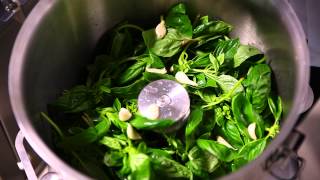 Make pesto genovese with the YAZICILAR L20IV Cutter [upl. by Lona]