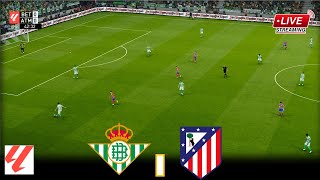 🔴LIVE REAL BETIS VS ATLETICO MADRID  SPAIN LA LIGA eFootball 2021 GAMEPLAY [upl. by Naillimxam318]