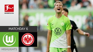 VfL Wolfsburg  Eintracht Frankfurt 20  Highlights  Matchday 6 – Bundesliga 202324 [upl. by Amadus]