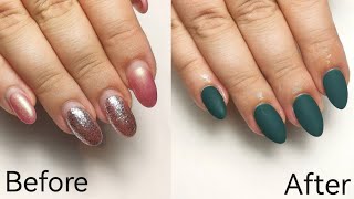 WATCH ME WORK Client BIAB Infill  Gel Perfection Builder Gel Overlay On Natural Nails [upl. by Eillod]