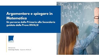 Argomentare e spiegare in Matematica [upl. by Rahcir439]