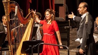 Nader Abbassi Conducting Joaquín Rodrigo Concierto de Aranjuez 2nd Mov Solo Harp Mona Wassef [upl. by Haimaj]