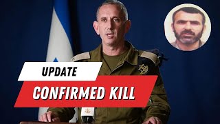 IDF Confirms Killing Of Hamas Military Commander [upl. by Anniken]