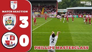 REACTION  BARNSLEY 30 CRAWLEY TOWN  PHILLIPS MASTERCLASS  RED ALL OVER [upl. by Kwon]