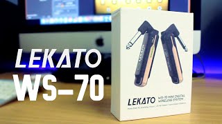 Lekato WS70 Wireless Guitar System  Demo amp Review [upl. by Iohk]