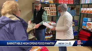 Barnstable High opens food pantry [upl. by Godwin]