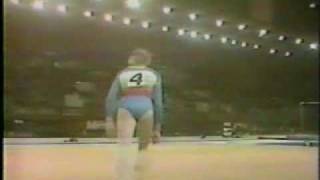 1978 Champions All gymnastics Silvia Hindorff FX [upl. by Sidon]