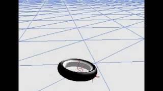 SIMPACK Multibody Simulation MBS  Contact  Motorcycle Tire [upl. by Shannon]