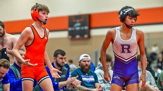 106 – Freddie Hernandez G of Rochelle IL vs Mason Vogt R of Minooka IL [upl. by Brigit]