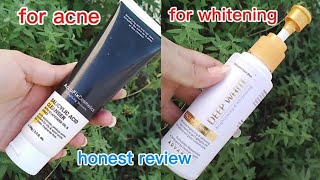 Accufix Salicylic acid cleanser review  Asraderm deep white face wash review [upl. by Efeek]