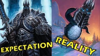 Hearthstone Expectation vs Reality  The Lich King [upl. by Noneek]