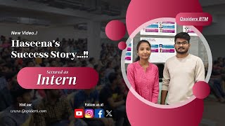 Aluru Haseenas Journey from MCA to Testing Trainee  Success Story with Qspider BTM [upl. by Katrina557]