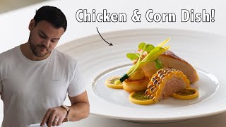 I Made The Perfect Chicken amp Corn Dish Fine Dining amp Michelin Cooking [upl. by Nnaillij]