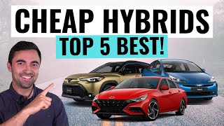 Top 5 BEST Hybrid Cars And SUVs Under 35000  Most Affordable New Hybrids [upl. by Dalston]