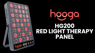 Hooga Healthquots HG200 Red Light Therapy Panel [upl. by Nolana287]