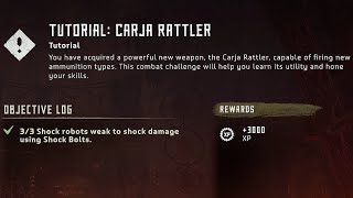 Horizon Zero Dawn Tutorial Carja Rattler Shock Bolts [upl. by Philoo]