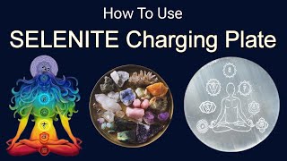 How to use SELENITE Stone Charging Plate 🔮 Healing Crystals Reiki Products 💎 Whatsapp 6261559299 [upl. by Analah49]