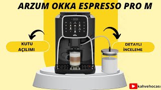 Arzum Okka Espresso Pro M Tam otomatik espresso makinesi incelemesi [upl. by Disraeli]