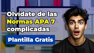 Normas APA 7ma FÁCIL ¡Márgenes Tipografías Índice Títulos y Más Plantilla Word GRATIS [upl. by Nirol872]