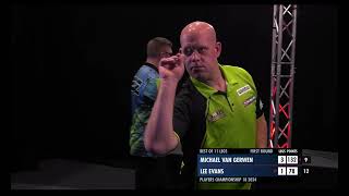 Michael Van Gerwen vs Lee Evans  Players Championship 18 🎯 [upl. by Crosse]