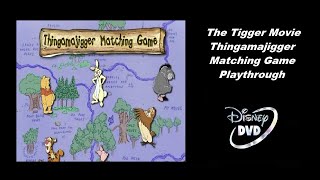 The Tigger Movie Thingamajigger Matching Game DVD Playthrough Gameplay [upl. by Iago]