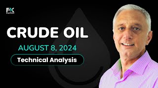 Crude Oil Shows Strength Forecast amp Technical Analysis by Bruce Powers August 8 [upl. by Entirb]