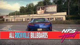 Need For Speed Heat All BILLBOARD Locations Rockville [upl. by Imat]