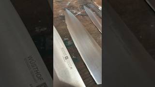 Wusthof Ikon Knives Mirror Edge Sharpened tormek sj250 [upl. by Anstus]