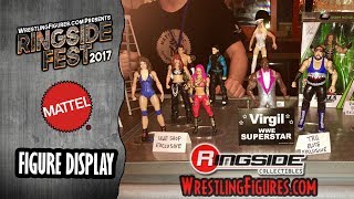 Ringside Fest 2017 Mattel WWE Figure Display [upl. by Adnilreb]