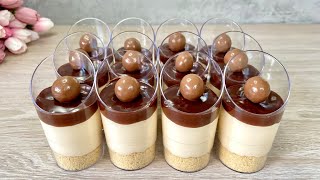 Mini Millionaire’s Dessert Cups in 10 minutes  No Bake Dessert  Easy and Yummy [upl. by Novelc88]