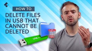 How to Delete Files in USB That Cannot Be Deleted 4 Methods [upl. by Madalyn]