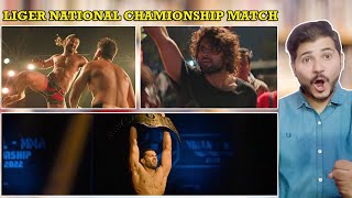 Liger Movie Fight Scene Reaction  Vijay Deverakonda National Chaimpionship Match [upl. by Marino]