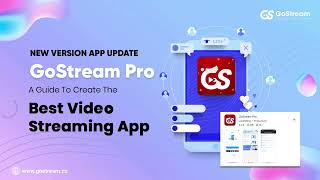 How to use GoStream Pro App create livestream prerecorded video [upl. by Pantheas]