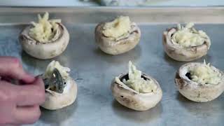 Mushrooms Stuffed With Jarlsberg Dip [upl. by Juakn]