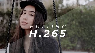 How To Edit H265 Footage  FUJI XT3 [upl. by Un]