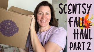 Scentsy Fall Haul 2024 Part 2 Unboxing  Harvest Collection and Catalog  Home Fragrance [upl. by Nwahsuq]