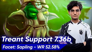 Insania TREANT PROTECTOR 736 HARD SUPPORT  Dota 2 Pro Gameplay [upl. by Yerroc872]