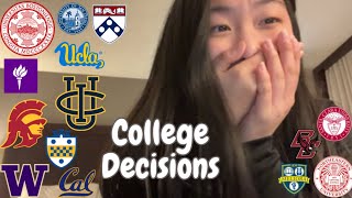 COLLEGE DECISION REACTION 2024  applied to almost 30 schools… [upl. by Iru68]