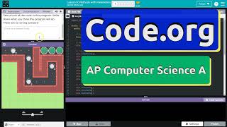 Codeorg Lesson 61 Methods with Parameters  Tutorial with Answers  Unit 1 CSA [upl. by Langill]