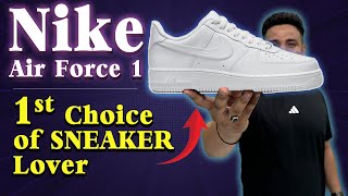 Nike Airforce 1  Worlds Most Popular Sneaker  White Shoe for Men [upl. by Yadsnil760]