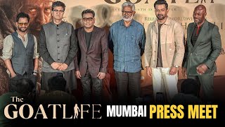 UNCUT  The Goat Life  Mumbai Press Meet  Prithviraj Sukumaran A R Rahman Jimmy Jean Louis [upl. by Elery973]