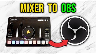 How to Setup Streaming Mixer with OBS  Maonocaster AMC2 Neo [upl. by Goodden]