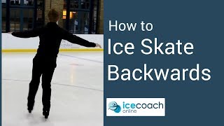 Learn how to ice skate backwards [upl. by Charyl79]